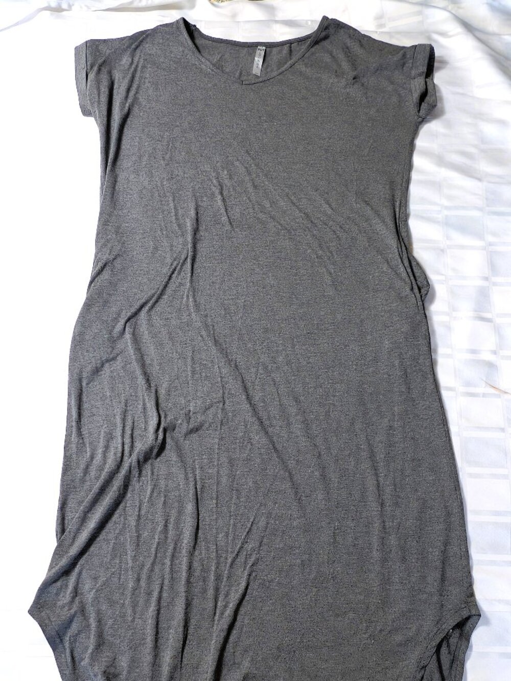 ML LOUNGE SIZE SMALL DRESS GRAY WOMEN'S WEAR SUMMER COOL LONG GREY DRESS